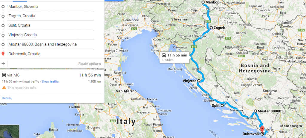 zagreb-dubrovnik